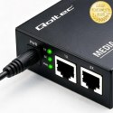 Qoltec Dwukierunkowy Media Konwerter SWITCH Ethernet 2x RJ45 2x SFP| 1000Mb/s | 5V