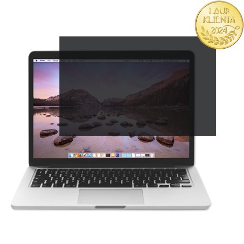 Qoltec Filtr prywatyzujący RODO do MacBook Pro Touch Bar 13.3" (2016-2018) | Ochrona wzroku