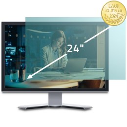 Qoltec Filtr światła niebieskiego 24