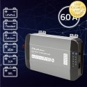 Qoltec Inteligentna profesjonalna ładowarka Monolith do akumulatorów LiFePO4 AGM GEL SLA | 60A | 12V | Szybkie ładowanie