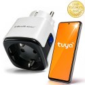 Qoltec Inteligentne gniazdko Wi-Fi 16A | Timer | Watomierz | Tuya | Smart Life | Amazon Alexa | Google assistant