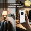 Qoltec Inteligentne gniazdko Wi-Fi 16A | Timer | Watomierz | Tuya | Smart Life | Amazon Alexa | Google assistant
