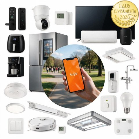 Qoltec Inteligentne gniazdko Wi-Fi 16A | Timer | Watomierz | Tuya | Smart Life | Amazon Alexa | Google assistant