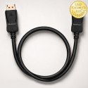 Qoltec Kabel DisplayPort v2.1 męski | DisplayPort v2.1 męski | 8K | 40G | 0.5m