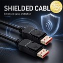 Qoltec Kabel DisplayPort v2.1 męski | DisplayPort v2.1 męski | 8K | 54G | 1.5m