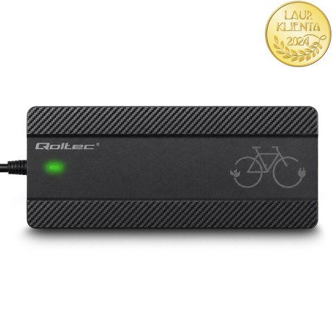 Qoltec Szybka Ładowarka do roweru skutera elektrycznego 36V | 42V | 4A |wtyczka Bosch + kabel zasilający