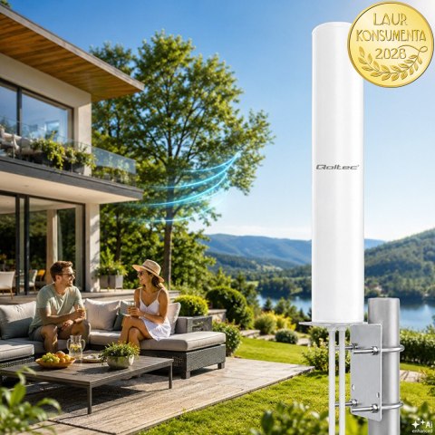 Qoltec Antena 5G LTE DUAL | 15 dBi | Zewnętrzna