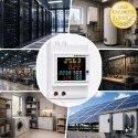 Qoltec Jednofazowy licznik 6w1| miernik zużycia energii na szynę DIN | 230V | 100A | LCD | CT | 3P