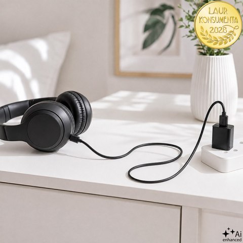 Qoltec Kabel USB A męski | Micro USB B męski | 1.8m