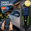 Qoltec Ładowarka do samochodu elektrycznego EV i hybryd z regulacją 2w1 Typ2 | 3.5kW | 230V | SCHUKO 16A | Wi-Fi | Tuya | Smart 