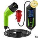 Qoltec Ładowarka do samochodu elektrycznego EV i hybryd z regulacją 2w1 Typ2 | 7kW | 230V | CEE 32A | Wi-Fi | Tuya | Smart life 