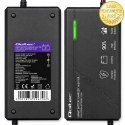 Qoltec Specjalistyczna ładowarka do akumulatora LiFePO4 12V | 10A | PF 0.9 | LED | Inteligentne ładowanie