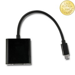 Adapter USB 3.1 typ C męski/VGA żeński | 1080P | 23 cm