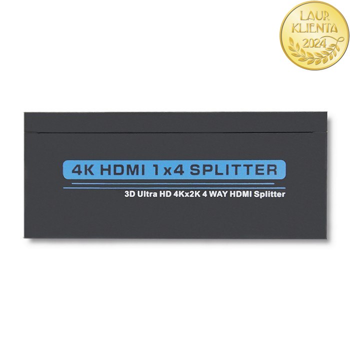 Qoltec Aktywny rozdzielacz Splitter HDMI v. 1.4| 1x4