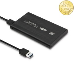 Qoltec Obudowa/kieszeń do dysków HDD/SSD 2.5" SATA3 | USB 3.0 | Czarny