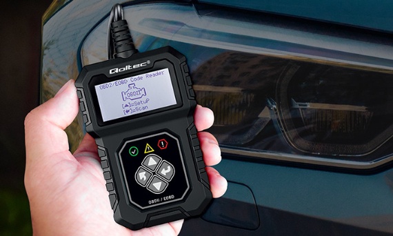 Jak samodzielnie sprawdzić usterki w aucie? Poznaj tester Qoltec OBDII/EOBD